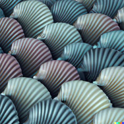 Seashell pattern, cally3d, 3d, digital art