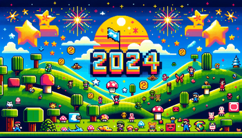 New Years Gaming Wallpaper (2024)